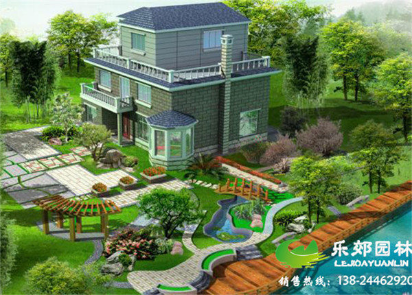 别墅花园园林绿化设计图