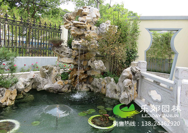 庭院鱼池水景设计图片